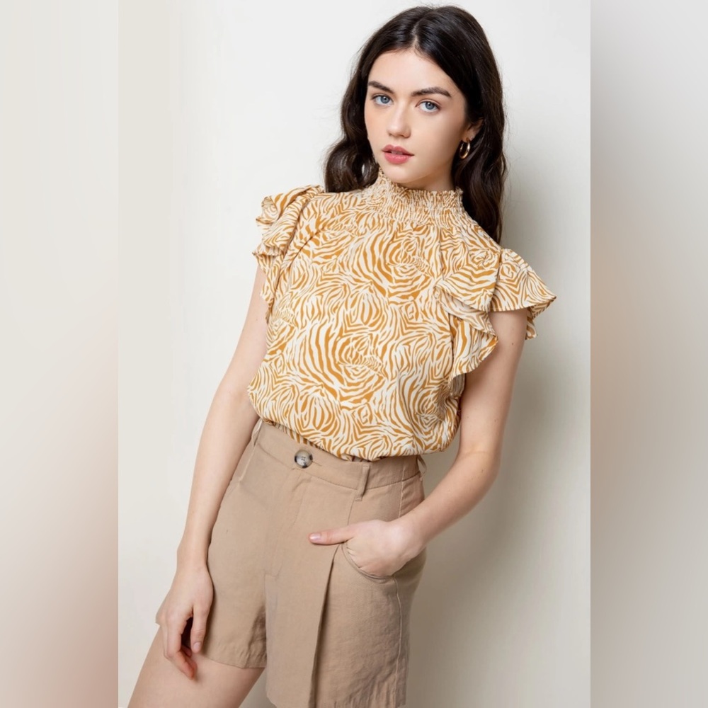 THML high neck blouse